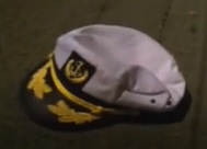 Josh's prized hat, dropped on the ground