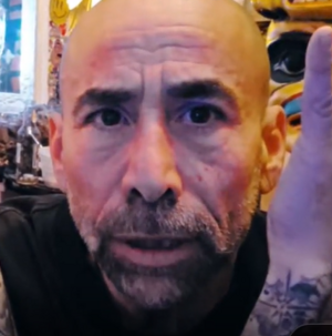 Jason "Mr. Based" Itzler inside his apartment