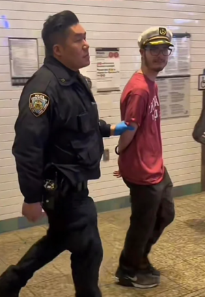 Josh arrested during the Homeless Arc.