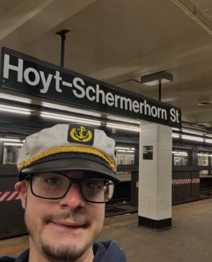 In this Ahoyt, Josh's ears are still at half-mast, and his skin is paler. His eyes have become more beady, and his nose has turned red and grown, resulting in a bird-like appearance.