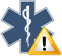 File:Star of life caution.svg